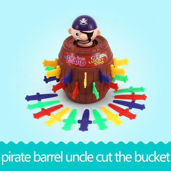 Black Beard Pirate Barrel Play Set