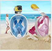 AquaMask™ Anti-Fog Full Face Snorkeling and Diving Mask