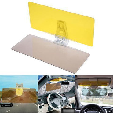 HD Vision Car Visor (Includes 2 Pcs Visors: Day and Night) for Sun and Night Glare Protection