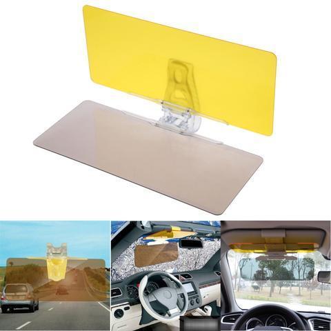 HD Vision Car Visor (Includes 2 Pcs Visors: Day and Night) for Sun and Night Glare Protection