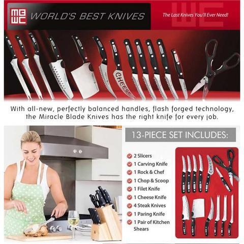 Miracle Blade World Class Quality 13-Piece-Knife-Set